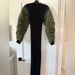 Zara mixed media dress, S